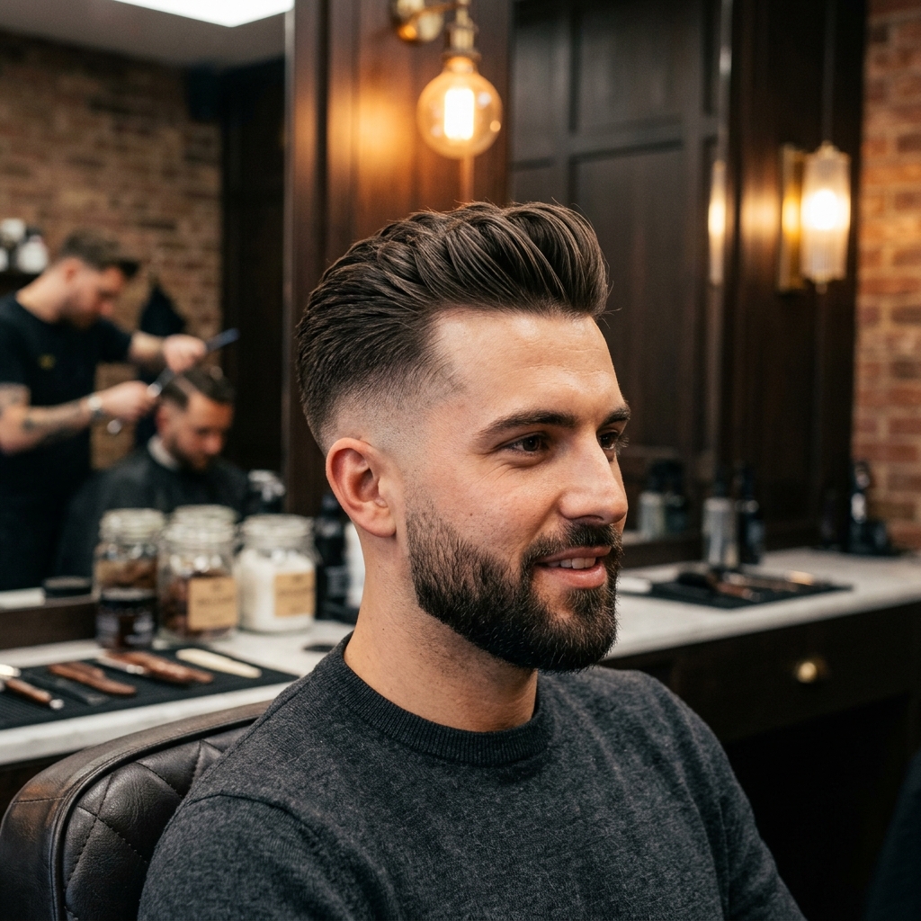 Sleek hair and scalp treatment transformation